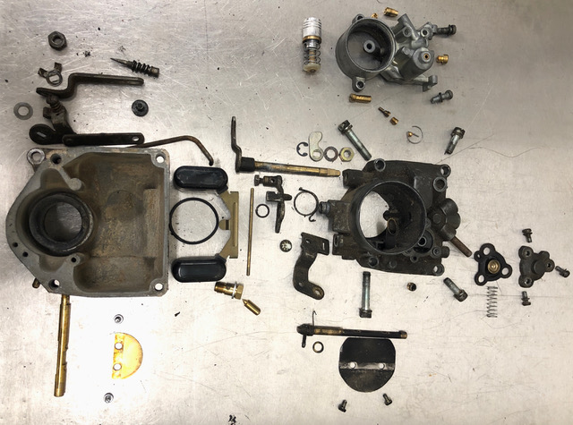 Carburator ZENITH 36IV dismantled